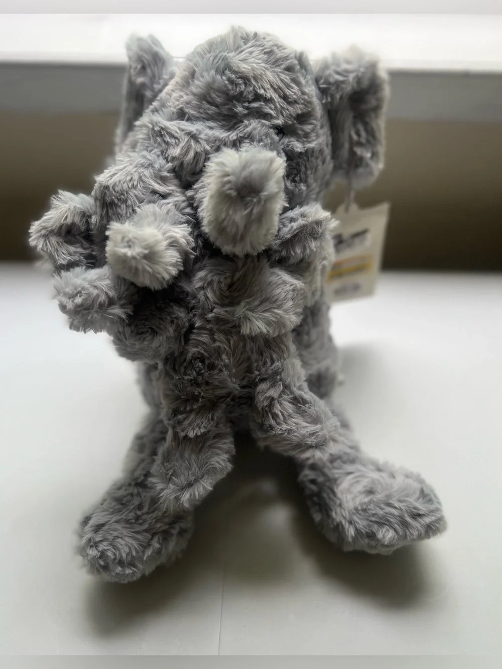 Elephant Plush Animal with Mini Plush - Gray - 2pk - Cloud Island™™